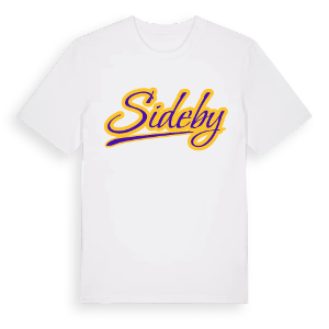 Sideby baseball t-shirt – ekologisk bomull t-shirt från Pinshirt