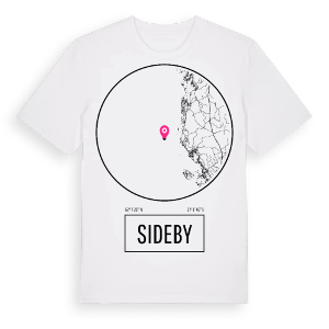 Sideby t-shirt – ekologisk bomull t-shirt från Pinshirt
