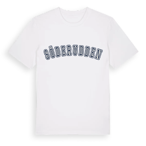 Söderudden college t-shirt – ekologisk bomull t-shirt från Pinshirt