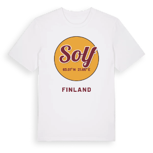 Solf cirkel t-shirt – ekologisk bomull t-shirt från Pinshirt
