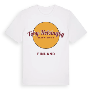 Toby-Helsingby cirkel t-shirt – ekologisk bomull t-shirt från Pinshirt