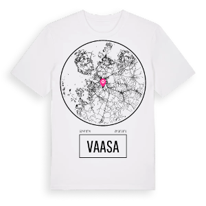 Vaasa t-shirt – ekologisk bomull t-shirt från Pinshirt