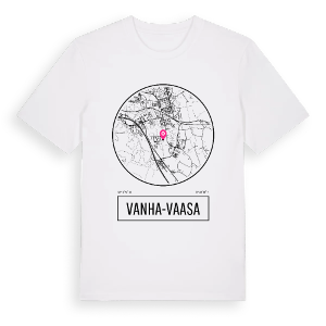 Vanha-Vaasa t-shirt – ekologisk bomull t-shirt från Pinshirt