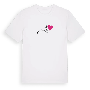 Å hjärta t-shirt – ekologisk bomull t-shirt från PinShirt