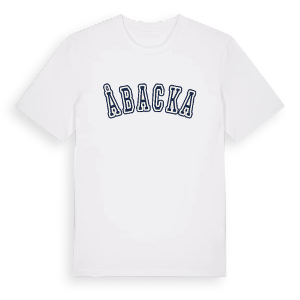 Åbacka college t-shirt – ekologisk bomull t-shirt från PinShirt