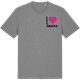 Mid Heather Gray t-shirt med Jag älskar Åbacka t-shirt litet tryck