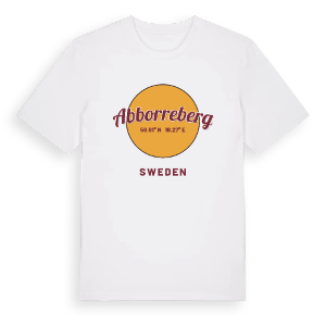 Abborreberg cirkel t-shirt – ekologisk bomull t-shirt från Pinshirt