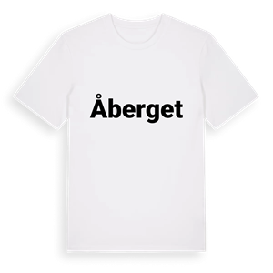 Åberget fetstil t-shirt – ekologisk bomull t-shirt från PinShirt