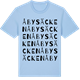 Blue Soul t-shirt med Åbysäcken ordlek t-shirt