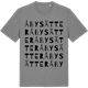 Mid Heather Gray t-shirt med Åbysätter ordlek t-shirt