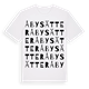 Åbysätter ordlek t-shirt