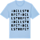 Blue Soul t-shirt med Adellstorpet ordlek t-shirt