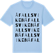 Blue Soul t-shirt med Åfallsviken ordlek t-shirt