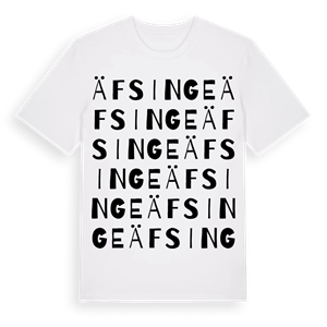 Äfsinge ordlek t-shirt – ekologisk bomull t-shirt från PinShirt