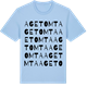 Blue Soul t-shirt med Agetomta ordlek t-shirt