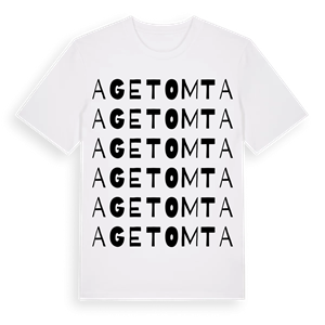 Agetomta ordlek t-shirt – ekologisk bomull t-shirt från Pinshirt