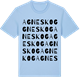 Blue Soul t-shirt med Agneskog ordlek t-shirt