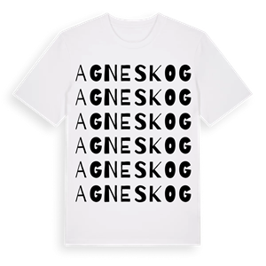 Agneskog ordlek t-shirt – ekologisk bomull t-shirt från Pinshirt