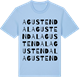 Blue Soul t-shirt med Agustendal ordlek t-shirt