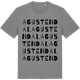 Mid Heather Gray t-shirt med Agustendal ordlek t-shirt