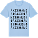 Blue Soul t-shirt med Åkebo ordlek t-shirt