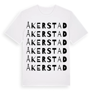 Åkerstad ordlek t-shirt – ekologisk bomull t-shirt från Pinshirt