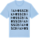 Blue Soul t-shirt med Åkmossen ordlek t-shirt
