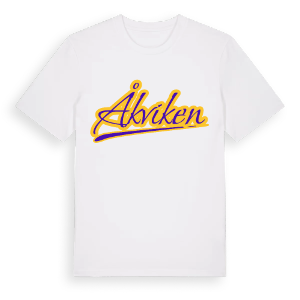 Åkviken baseball t-shirt – ekologisk bomull t-shirt från Pinshirt