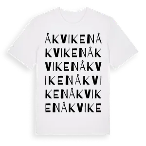 Åkviken ordlek t-shirt – ekologisk bomull t-shirt från Pinshirt