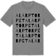 Mid Heather Gray t-shirt med Alarptorpet ordlek t-shirt