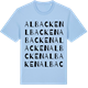 Blue Soul t-shirt med Albacken ordlek t-shirt