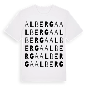 Alberga ordlek t-shirt – ekologisk bomull t-shirt från Pinshirt