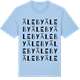 Blue Soul t-shirt med Äleby ordlek t-shirt