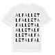 Alfallet ordlek t-shirt