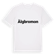 White t-shirt med Älgbromon fetstil t-shirt