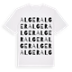 Alger ordlek t-shirt
