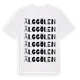 White t-shirt med Älggölen ordlek t-shirt