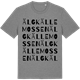 Mid Heather Gray t-shirt med Älgkällemossen ordlek t-shirt