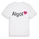 Ålgöl hjärta t-shirt