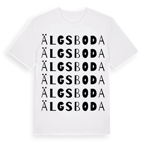 Älgsboda ordlek t-shirt – ekologisk bomull t-shirt från PinShirt
