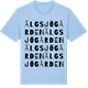 Blue Soul t-shirt med Älgsjögården ordlek t-shirt