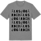 Mid Heather Gray t-shirt med Älgsjögården ordlek t-shirt
