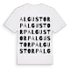 Algustorp ordlek t-shirt