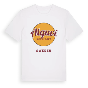 Alguvi cirkel t-shirt – ekologisk bomull t-shirt från Pinshirt