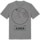Mid Heather Gray t-shirt med Alhagen t-shirt