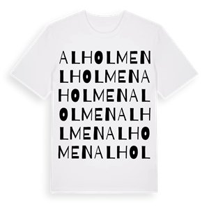 Alholmen ordlek t-shirt – ekologisk bomull t-shirt från Pinshirt