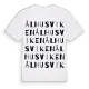 Ålhusviken ordlek t-shirt
