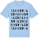 Blue Soul t-shirt med Ålhusviken ordlek t-shirt