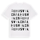 Ålhusviken ordlek t-shirt