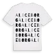 Aliceborg ordlek t-shirt